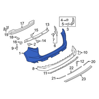 Ford OE - Rear Upper Bumper Cover