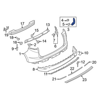 Ford OE - Right Bumper Cover Bracket