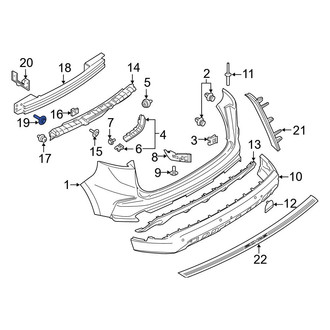 Ford OE - Bumper Impact Bar Bolt