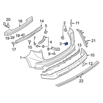 Ford OE - Bumper Cover Nut