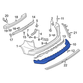 Ford OE - Rear Lower Bumper Cover