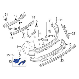 Ford OE - Rear Left Bumper Cover Heat Shield