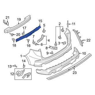 Ford OE - Rear Bumper Impact Absorber