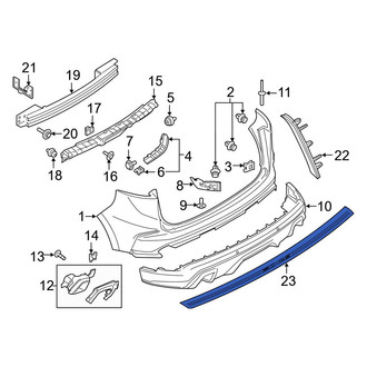 Ford OE - Rear Outer Bumper Step Pad