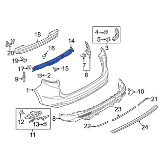 Ford OE - Rear Bumper Impact Absorber