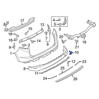 Ford OE - Rear Tow Eye Cap