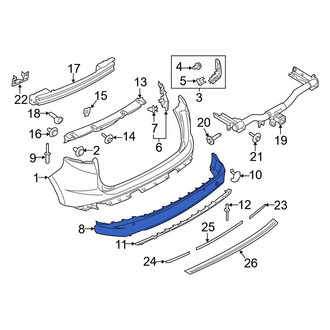 Ford OE - Rear Lower Bumper Cover