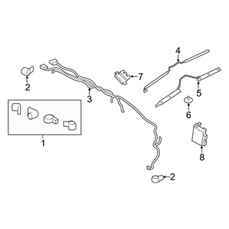 Ford OE - Rear Bumper - Electrical Components