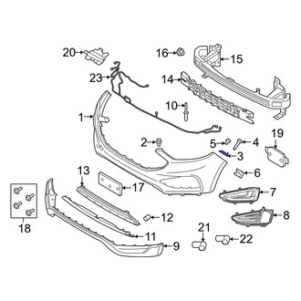 Ford OE - Left Bumper Cover Bracket