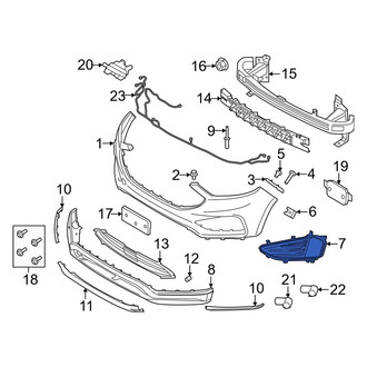 Ford OE - Front Right Fog Light Trim