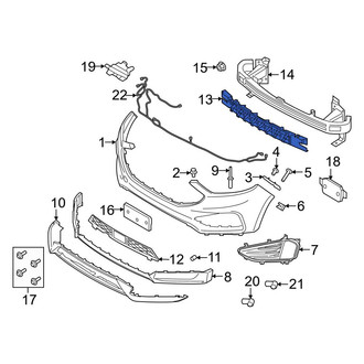 Ford OE - Front Bumper Impact Absorber