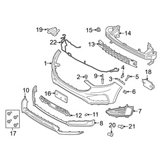 Ford OE - Front Bumper & Grille - Bumper & Components (ST / ST-Line)