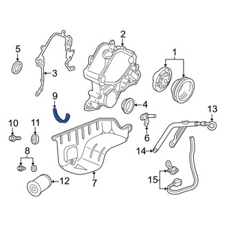 Ford OE - Rear Engine Oil Pan Gasket