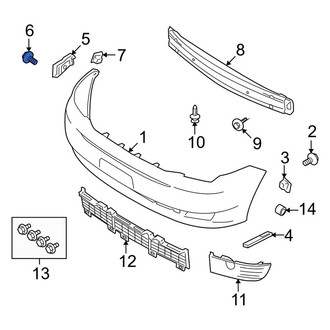 Ford OE - Rear Bumper Cover Screw