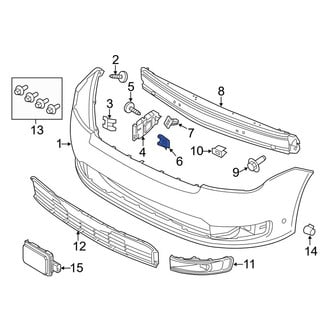 Ford OE - Bumper Cover Nut