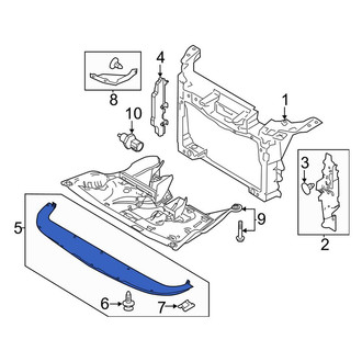Ford OE - Front Lower Radiator Support Air Deflector