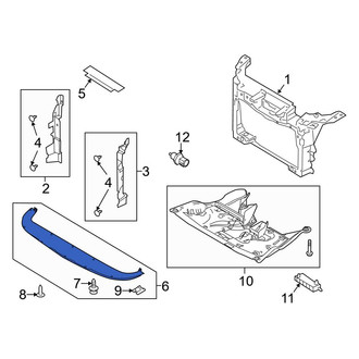 Ford OE - Front Lower Radiator Support Air Deflector