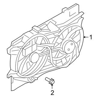 Ford OE - Cooling Fan (8 Engine VIN Character)