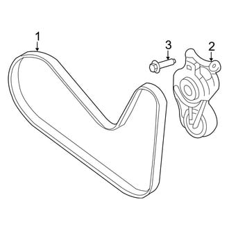 Ford OE - Cooling - Belts & Pulleys (T Engine VIN Character)