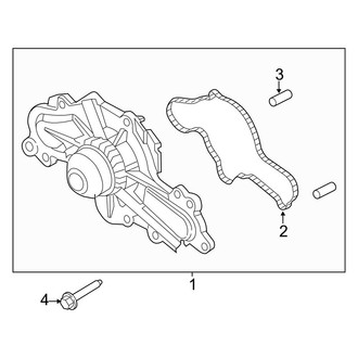 Ford OE - Cooling - Water Pump (From 01/02/2012), (T Engine VIN Character)
