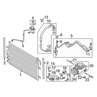 Ford OE - A/C Line O-Ring
