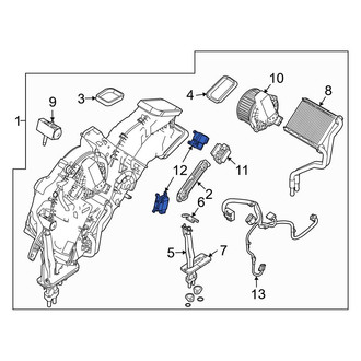 Ford OE - Rear HVAC Air Inlet Door Actuator