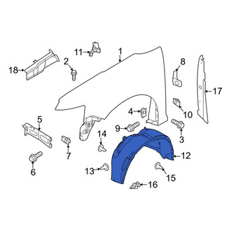 Ford OE - Front Left Fender Splash Shield