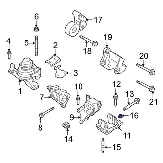 Ford OE - Engine Mount Nut