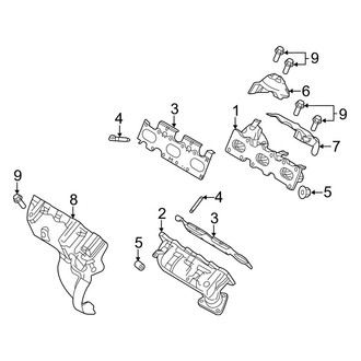 Ford OE - Exhaust System - Manifold (T Engine VIN Character)