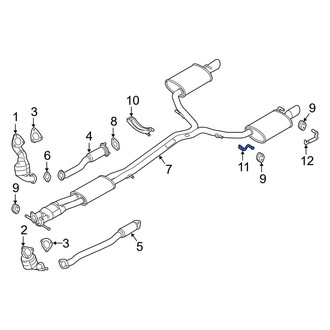Ford OE - Right Exhaust System Hanger Bracket