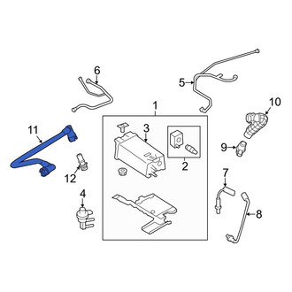 Ford OE - PCV Valve Hose