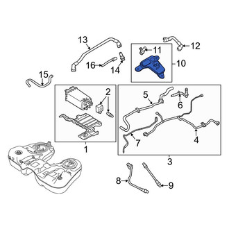 Ford OE - Vapor Canister Purge Valve Assembly