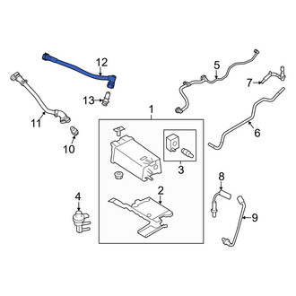 Ford OE - PCV Valve Hose
