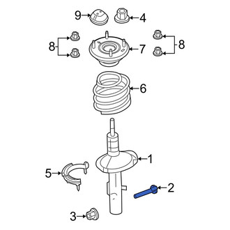Ford OE - Front Suspension Strut Bolt