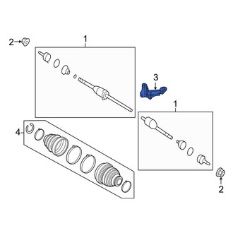 Ford OE - Front Right CV Intermediate Shaft Bracket