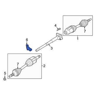 Ford OE - CV Intermediate Shaft Bracket