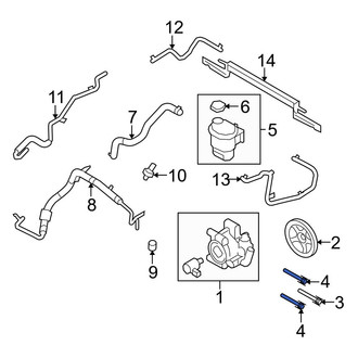 Ford OE - Power Steering Pump Mounting Bolt