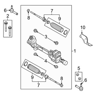 Ford OE - Steering Gear & Linkage (With Electric Steering)
