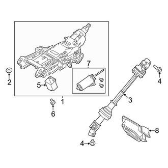 Ford OE - Steering Column Assembly (With Power Tilt/Telescope)