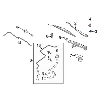 Ford OE - Wiper Arm Nut