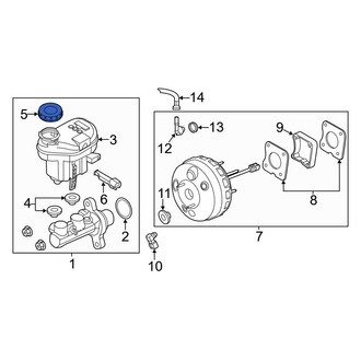 Ford OE - Brake Master Cylinder Reservoir Cap