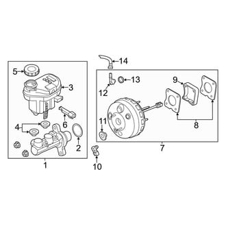 Ford OE - Cowl - Components on Dash Panel