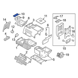 Ford OE - Console Mat