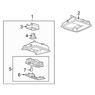 Ford OE - Overhead Console