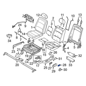 Ford OE - Front Power Seat Switch Knob