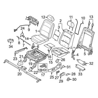 Ford OE - Seats & Tracks - Front Seat Components