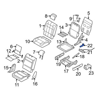 Ford OE - Center Right Seat Back Recliner Adjustment Handle