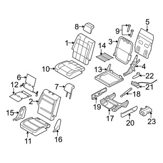 Ford OE - Seats & Tracks - Second Row Seats (Bucket Seats)