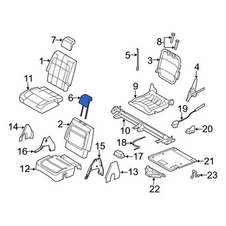 Ford OE - Rear Headrest