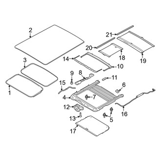 Ford OE - Roof - Sunroof